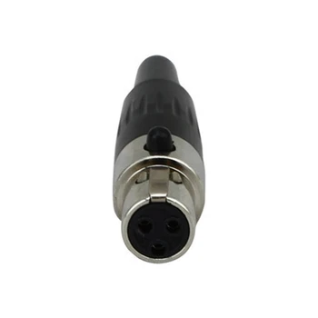 10BUC 3 pini mufa Mini XLR Audio Microfon conector MICROFON