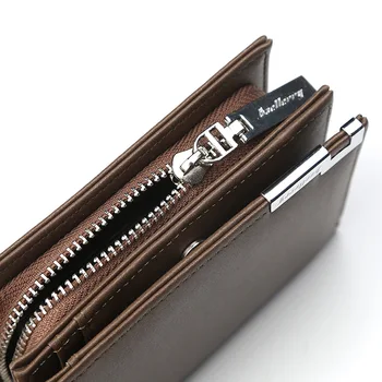 Brand Baellerry Bărbați portofele moda noua carte geantă Multifuncțională organ portofel pentru bărbați Fier marginea fermoar portofel cu monede de buzunar