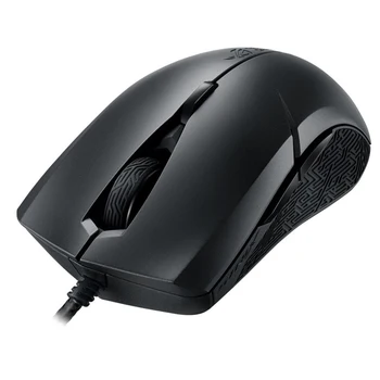 Mouse-ul ASUS ROG Strix Evolua 90MP00J0-B0UA00 optic, cu fir, 7200 dpi, USB, iluminare RGB, culoare: negru