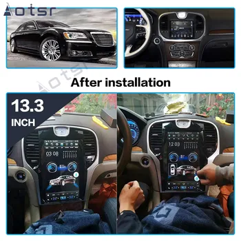 Android 9.0 RAM64G ecran Vertical Mașină de Navigare GPS Pentru Chrysler 300C 2013+ Player Multimedia, radio casetofon unitate DSP