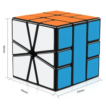 D-FantiX X-Man Volt Square-1 Viteza Cub SQ-1 Cub Magic Puzzle de Învățământ Jucării pentru Copii, pentru Adulți, Studenți
