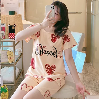 Moda 2020 care Alăptează Pijamale Femei, Pijamale Costum de vară cu mânecă Scurtă Sleepwear Femeie Sarcinii Pijama Set de Maternitate Homewear