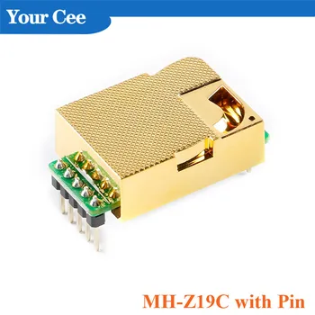 MH-Z19 MH Z19C IR Infraroșu a Modulului Senzorului de CO2 Dioxid de Carbon Gaz Senzor Digital NDIR pentru Monitor CO2 400-5000ppm UART Ieșire PWM