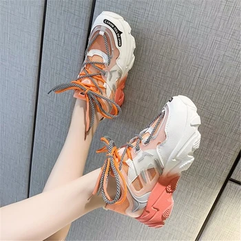 Culoare Pantofi pentru Femei Respirabil Pantofi Sport Pantofi sport pentru Femei de Moda a Crescut Pantofi Doamnelor Pantofi de Sport 2020 de Vara Noi
