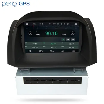 Stereo al mașinii Android 10.0 Pentru Ford Fiesta 2013-2016 Navigare în Vehicul GPS Auto Multimedia Player Radio unitatea de Cap