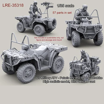1/35, NE Militar ATV - Polaris 850 MV ATV quadrobike, Rasina Model Soldat GK, Neasamblate și nevopsite kit