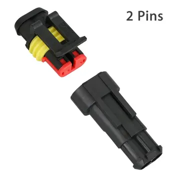 15 buc 2/3/4 Pini Mod de Închiriere Auto Sigilat, rezistent la apa cablu Electric Conector Plug conector Impermeabil