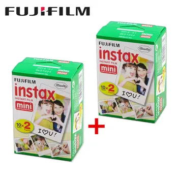 Total de 40 de coli Original Fujifilm instax mini folie de hârtie de 3 Inch wide Fuji photo paper pentru Camera Instant mini 8 7 25 50 90