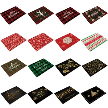 Lenjerie Crăciun Fericit Șorț Decoratiuni de Craciun pentru Casa 2020 Accesorii de Bucătărie Natale, Navidad Noi Anul 2021 Cadouri de Craciun