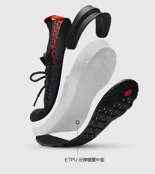 Youpin FREETIE bărbați elastic mare absorbție de șoc pantofi de sport ETPU midsole în aer liber Funcționare a ochiurilor de Plasă Respirabil Adidași