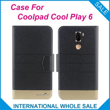 Cele Mai Noi Hot! Coolpad Joc Cool 6 Caz, 5 Culori de Înaltă calitate Full Flip Moda Personaliza Piele de Lux Accesorii Telefon