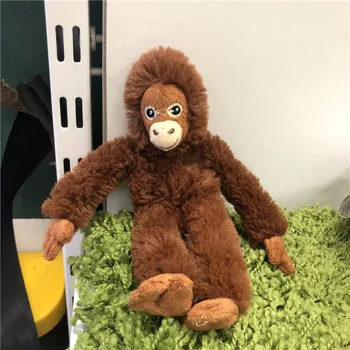 Jucărie de pluș umplute papusa de desene animate de animale mici urangutani roșu gorilla maimuță copil de culcare poveste prieten cadou de crăciun 1 buc