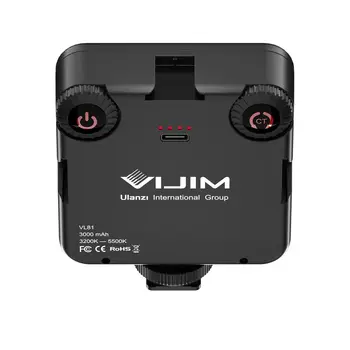 VIJIM Mini Fotografie Video Lumina 81 Led-uri 3000mAh Portabil de Lumină Fotografie cu Triplu Rece Pantofi pentru DSLR aparat de Fotografiat Smartphone