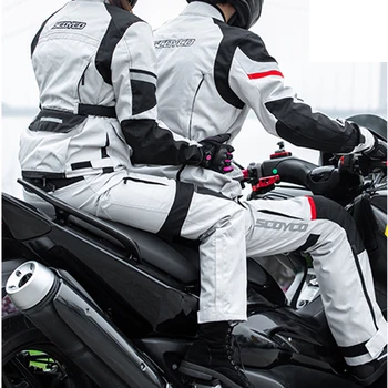 SCOYCO 2020 Motocicleta Jacheta Barbati Femei Impermeabil, Windproof Moto Jacket de Echitatie Motocicleta de Curse de Protecție Pentru Sezonul 4