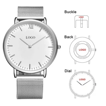 CL024 Personalizate Logo-ul a Crescut de Aur Ceasuri de mână Nume de Brand OEM Bărbați din Oțel Inoxidabil Ceas Clasic Design Personalizat Foto Ceas