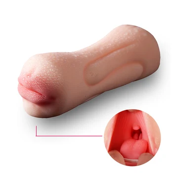 De sex masculin Masturbator Mare si Mic Anal plug Jucarii Sexuale pentru Barbati Oral Vagin Artificial Adult Sex produsele pentru Om Penis vibrator Inel