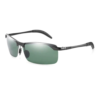 Clasic Design de Brand Polarizat ochelari de Soare Barbati Pătrat Ochelari fără ramă de Conducere Ochelari de Soare Vintage UV400 Nuante gafas de sol