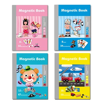 Tabla magnetica Puzzle Jocuri pentru Copii DIY Arta de Șevalet Animale Magnetice Puzzle-uri Educative Jucarii Copii Jucarii artizanale