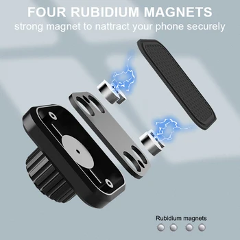 Fimilef Mașină Nouă, Telefon Mount Magnet foarte Puternic Rotație de 360 de Grade Universal Magnetic tabloul de Bord Suport de Telefon Pentru Iphone pro 11