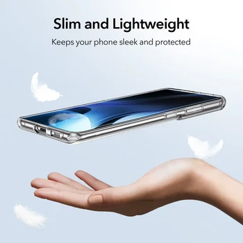 VSH Caz Clar pentru Samsung Galaxy S21 S21 Plus S21 Ultra Transparent Moale TPU Silicon de Caz pentru Galaxy S21+ Proiect Zero Cazuri