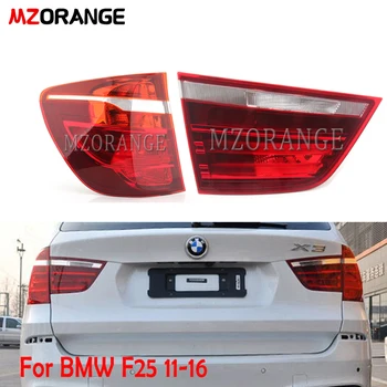 Coada de lumină Pentru BMW X3 F25 2011-2016 Coada de Frânare Stop Stopuri Lampa de Ceață lampa Bara Spate Lumina mzorange