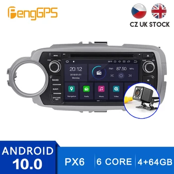Android 10.0 CD-DVD Player Pentru Toyota Yaris 2012-Navigare GPS Multimedia Unitate Touchscreen Cu Carplay 4+64G DSP