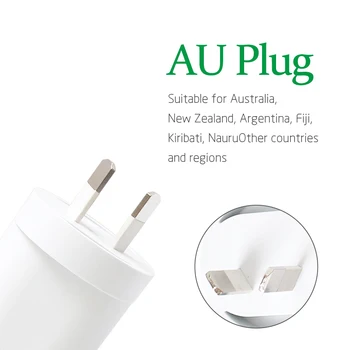 1 BUC AU Adaptor 5V2.4A Dual USB Încărcător Pentru Telefon Mobil Inteligent AC/DC Adaptor de Călătorie în Australia, Noua Zeelandă, Argentina