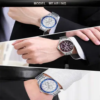 Mens Ceasuri Cuarț Moda de Top de Brand de Lux CURREN Barbati casual Sport Ceas de mână rezistent la apă Oțel Ceasuri Relogio Masculino