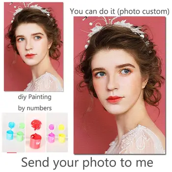 Personalitate Foto Personalizate DIY Pictura De Numere Imagine Desen de Colorat cu Numere de Acril pisica adult fara rama