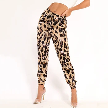 Femei de Talie Mare de Imprimare Leopard Pantaloni Elegant harajuku Pantaloni Doamnelor Petrecere de moda Pantaloni pantalon femme streetwear