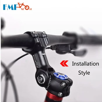 Unghi reglabil Biciclete 25.4/31.88 mm Ghidon Riser Aliaj de Aluminiu Furca Fata Stem Adaptor de Mountain Bike Stem Accesorii