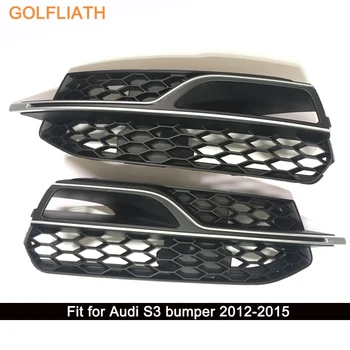 GOLFLIATH S3 styling ABS tip fagure cu ochiuri Fata Grila Bara de protecție Auto Gratare Pentru Audi S3 2012-
