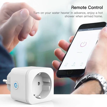 16A WiFi Smart Plug UE Adaptor Wireless Remote Control Vocal Energie Priză Priză Pentru Alexa de Start Google