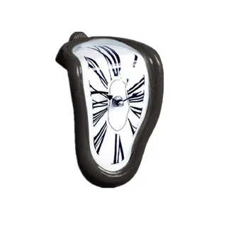 Creative Distorsionat Ceas Topi Ceas Cu Ceas Deșteptător Masă Din Colț Ceas Decorativ Roman Ceas Digital Retro Ceas De Perete Despertador