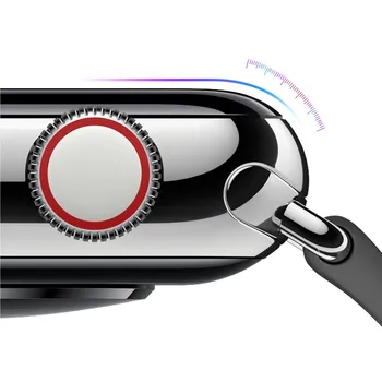 Ecran Protector de acoperire Pentru Apple Watch band serie 5 4 3 6 SE 44mm 40mm 42mm/38mm iwatch Moale de Sticlă pentru apple watch accesorii