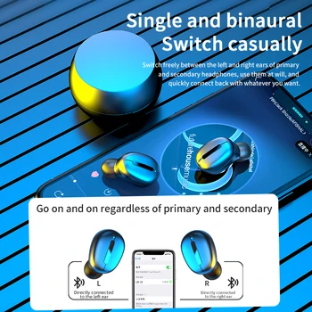 S8 TWS Wireless Bluetooth Earphpne 5.0 Adevărat Wireless In-ear Sport Mini Casti Handsfree Jocuri de Căști Pentru telefon Mobil