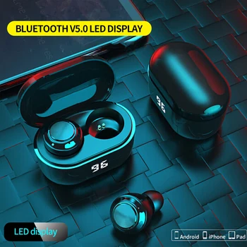 TWS Cască Bluetooth Sport Wireless Căști fără Fir, Căști HD Stereo Fone De Ouvido Auriculares Bluetooth cu Cască cu Microfon