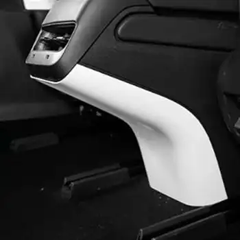 Pearl de culoare Albă Pentru Tesla Model 3 Decoratiuni Interioare lovi cu piciorul spate capac de protecție Cotiere Lovi cu piciorul banchetei din Spate Anti-lovitură de Protecție