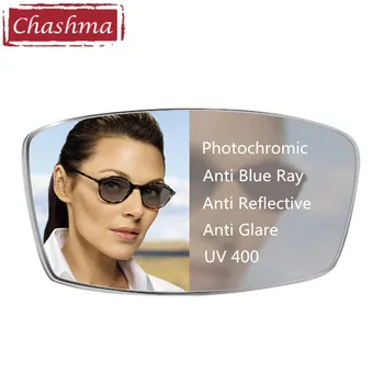 Chashma Lentile pentru Ochi Tranziție Subțire Anti Blue Ray Întuneric Fotocromatică Chamleon Lentile Anti-Orbire Protectie UV Sticlă