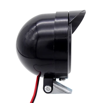 1 Pereche Negru Stânga și Dreapta Față Motocicleta Faruri 12V/3W LED Rotund Lămpii de Semnalizare Motocicleta Lumini de Conducere Spoturi
