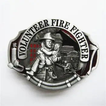 Jeansfriend Nou Erou Voluntar pompier Centura Cataramă de Stoc, de asemenea, în NOI