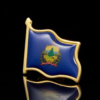 SUA Toate cele 50 de State din Metal Emailat Pin și Broșe ale americii Flag Pin Rever Fluturând Brosa Insigna Patriot de Colectie