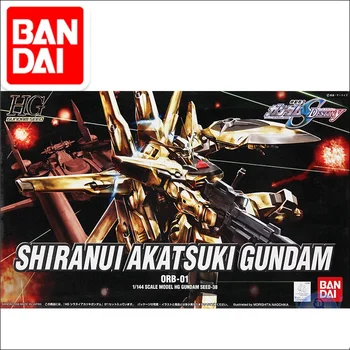 Original Japaness Gundam Model HG 1/144 SHIRANUI AKATSUKI SEMINȚE de DESTIN AUR GUNDAM Mobile Suit Jucarii Copii