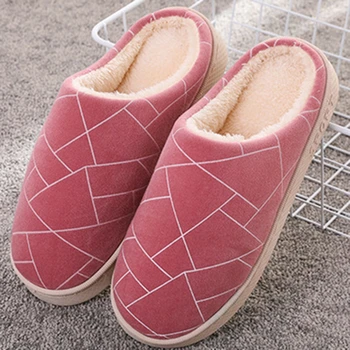 2021 Vânzare Fierbinte pentru Femei Papuci Barbati Cupluri Geometrice Turma Caldă Non-alunecare Podea Acasă Papuci Pantofi de Interior Chinelo Masculino