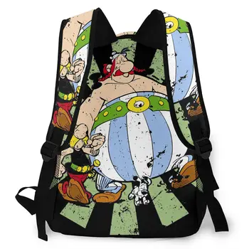 Asterix Și Obelix Retro Japoneză Rucsac pentru Fete Baietii de Călătorie Rucsac Asterix si Obelix la Mare Rucsacuri pentru Adolescente
