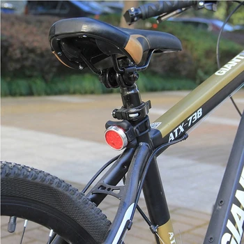 3 LED-uri USB Reîncărcabilă Ciclism Biciclete Cap de Front Clip Coada de Lumină Lampă cu 4 Moduri de Biciclete Impermeabil în aer liber, Ciclism Accesorii