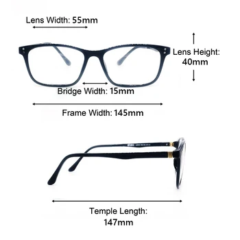 EYEOOMU Nou Clip Magnetic Pe ochelari de Soare Lentile Polarizate Bărbați Tocilar Optice, Ochelari de vedere Femei Vintage TR90 UV Cadru Cu Priscription
