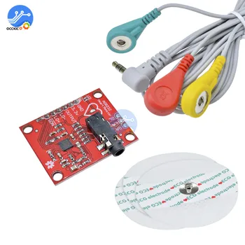 AD8232 de Ritm Cardiac ECG de Monitorizare Modulul Senzor cu cabluri DIY kit pentru Arduino