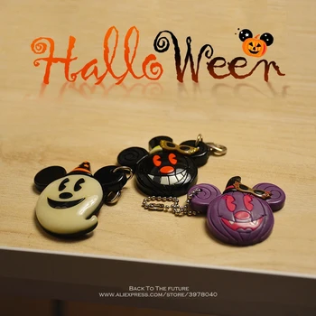 Disney Mickey Mouse de Halloween 4cm mini papusa de Acțiune Figura Anime Decor Colecție de Figurine model de Jucărie pentru copii cadouri