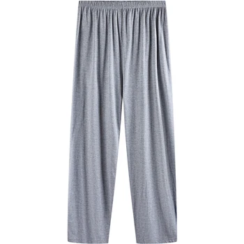 Bărbații Dorm Funduri Pantaloni de Bumbac Imprimare Pantaloni Lungi de Pijama, Pijamale pentru Barbati Primavara Toamna Uzura Acasă Banda Elastica Plus Dimensiune 4XL